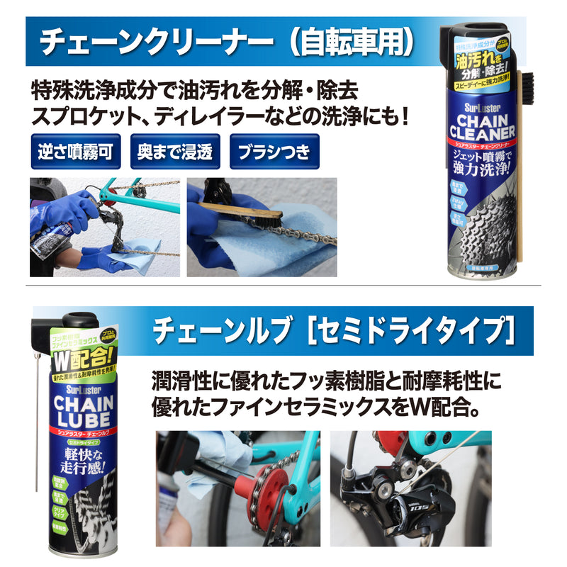 自転車洗車セット(水無し洗車)
