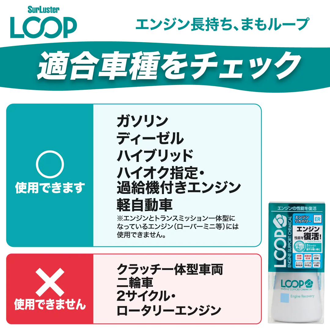 ループ エンジンリカバリー – SurLuster公式オンラインショップ