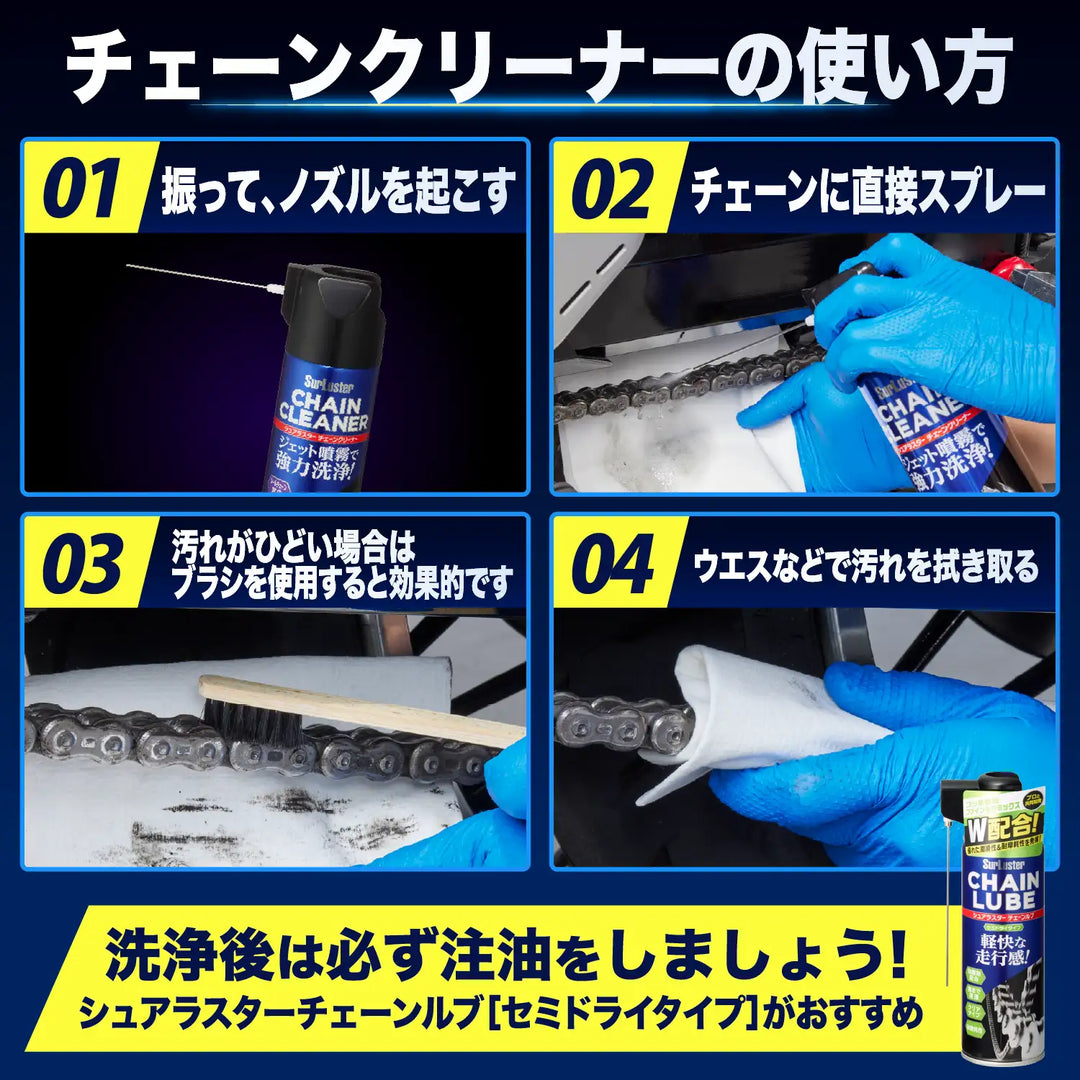 チェーンクリーナー（オートバイ用） – SurLuster公式オンラインショップ