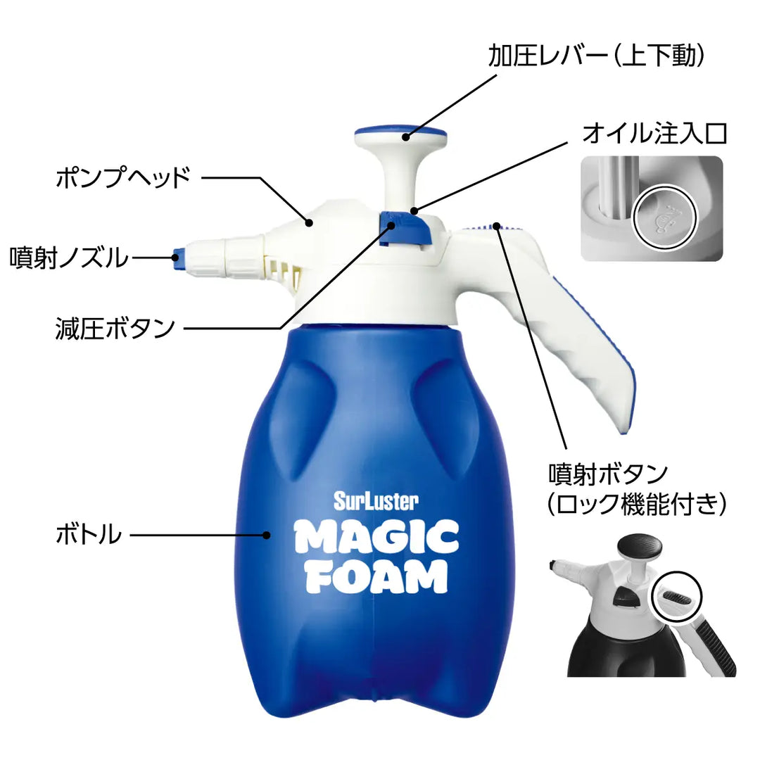 マジックフォーム フォームガン［蓄圧タイプ］ – SurLuster公式