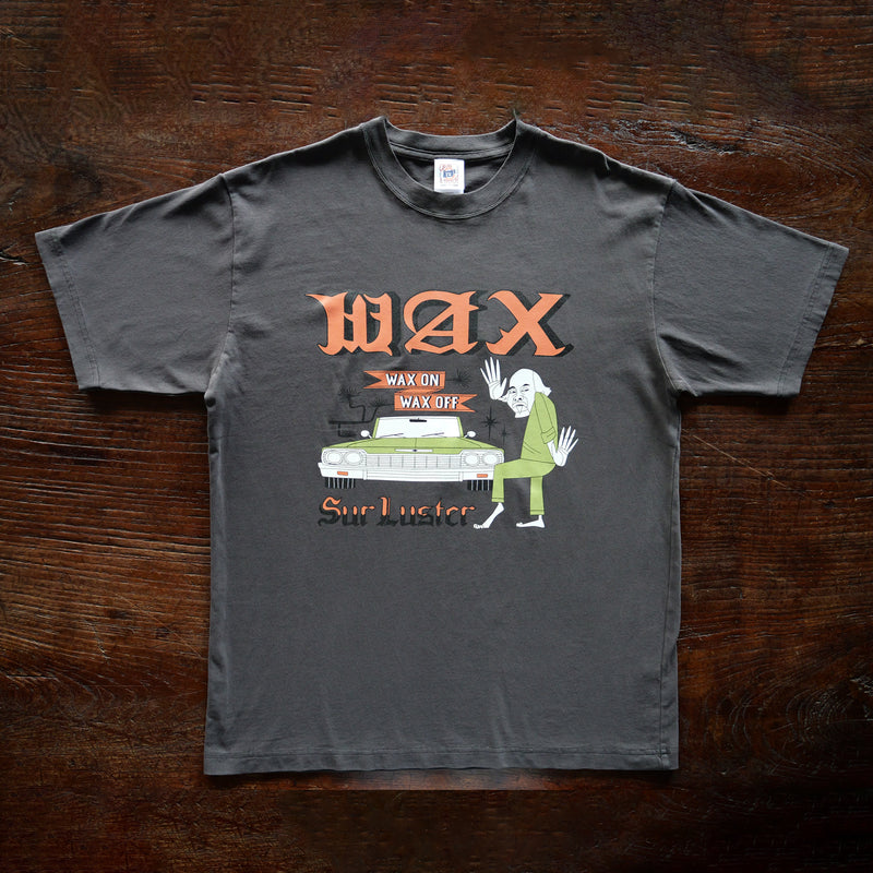 Wax On Wax Off Tシャツ ヴィンテージブラック