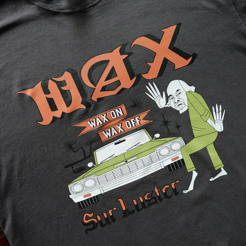 Wax On Wax Off Tシャツ ヴィンテージブラック